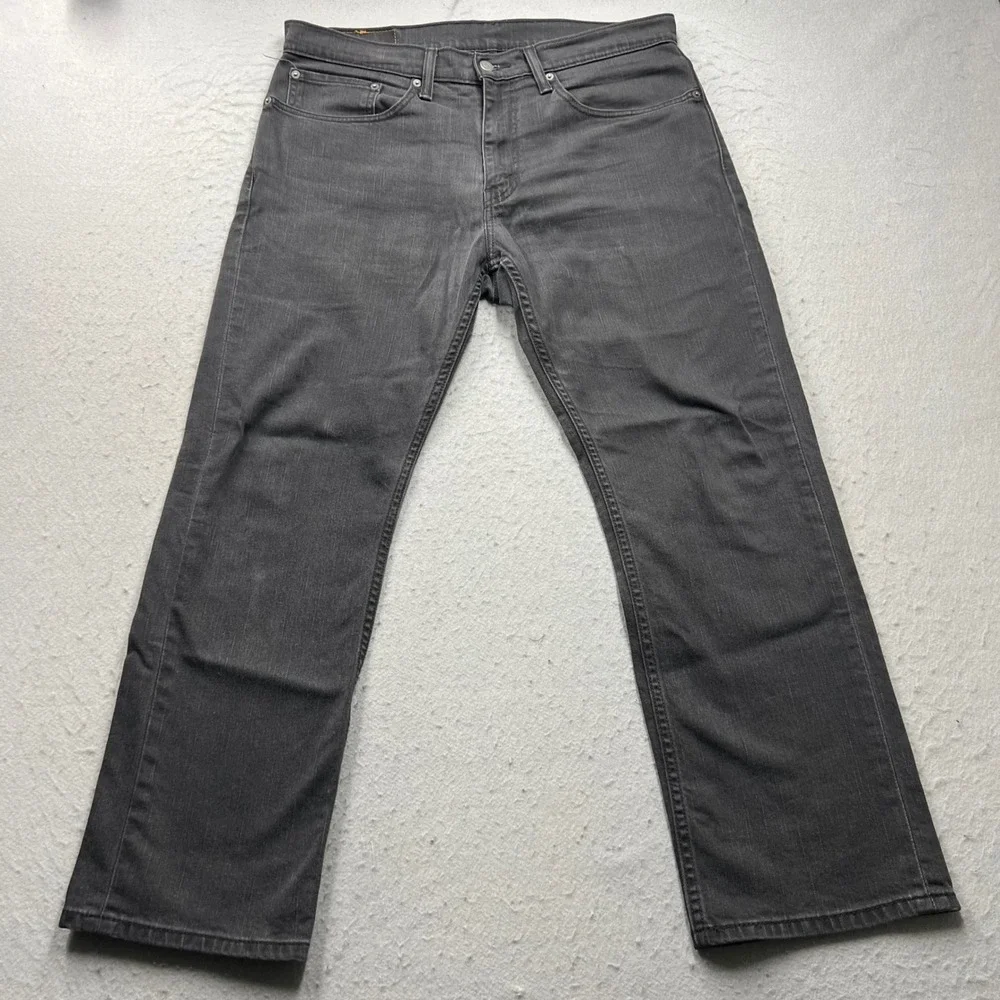 Levis 559 Relaxed Straight Jeans Mens W34 L30 Grey Denim Pants 00559-0239